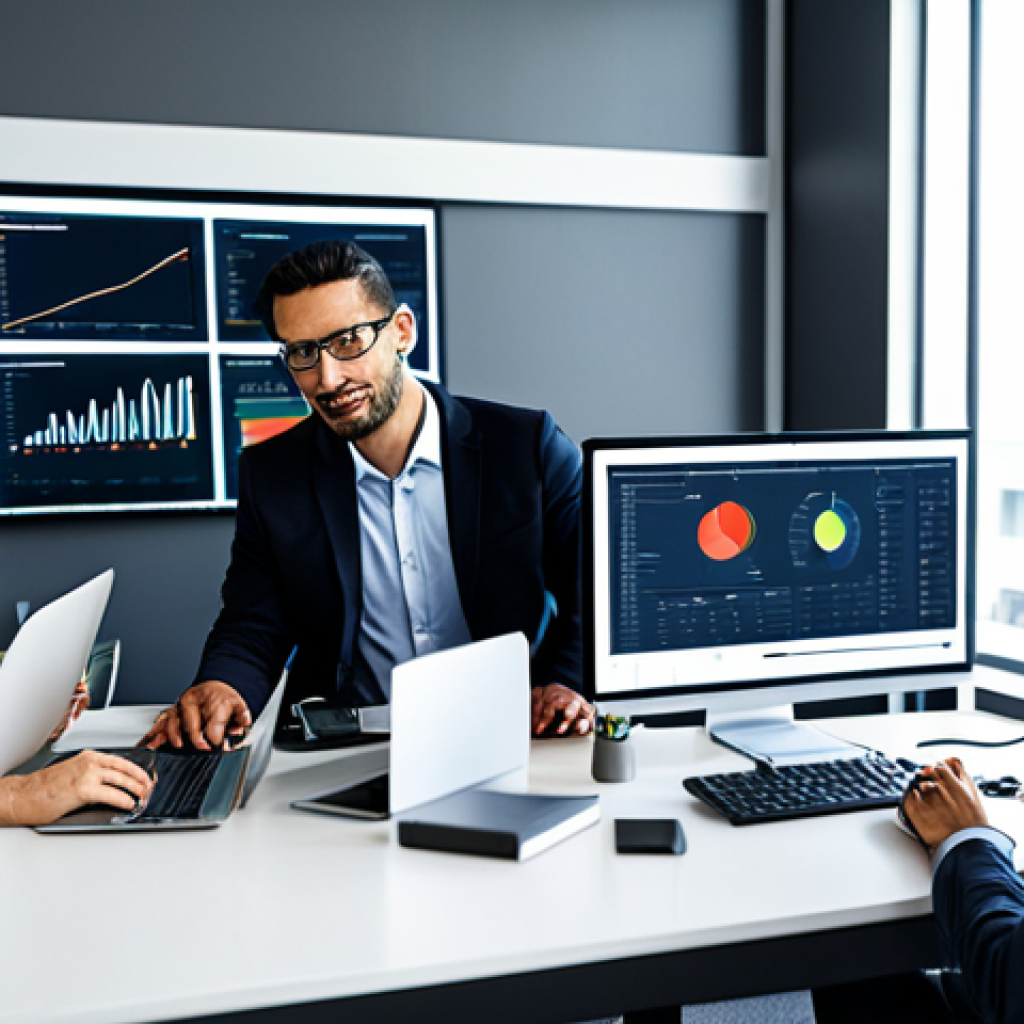 **
A diverse group of professionals, fully clothed in appropriate business attire, collaborating in a modern, brightly lit office setting. Some are working on computers displaying data visualizations, while others are discussing financial models. The scene conveys a sense of innovation and teamwork. Include elements symbolizing data science, finance, and engineering. Safe for work, appropriate content, professional, perfect anatomy, natural proportions, high quality.
**