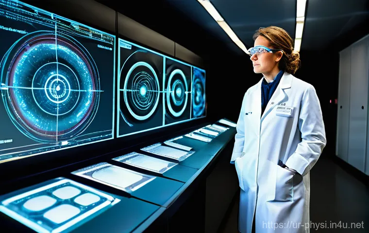 물리학 이론과 실험의 융합 - **Prompt:** "A vibrant, inspiring illustration depicting the synergy between theoretical and experim...